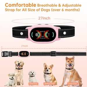 개를 위한 방수 충전식 간섭 방지 수피 제어 고리 주문 색깔 플라스틱 물자 개 짖는 고리 - Product Image 6