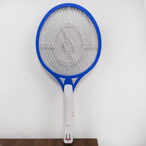 Raquette anti-moustiques électrique rechargeable en plastique solide avec grande surface en maille, fonction de répulsion et d'élimination des insectes - Product Image 1
