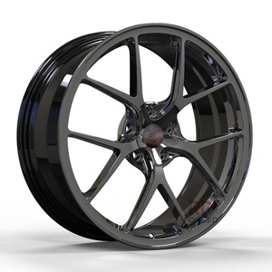 Rines Cóncavos Personalizados Hyper Black de 17 18 19 20 Pulgadas para Autos, Rines Forjados 4x100 5x120 5x114.3 5x112 para BMW Audi Porsche - Product Image 1