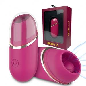 Vrouwelijke Masturbator Clitoris Stimulator Likken Massager Tong Vibrator Erotische Machine Seksspeeltje Voor Vrouw Tong Seksspeeltjes - Product Image 1