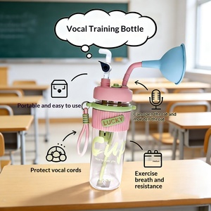 Bouteille d'entraînement vocal avec masque de contrôle respiratoire pour <span class=keywords><strong>la</strong></span> pratique de <span class=keywords><strong>la</strong></span> prononciation alternative, dispositif d'entraînement pour chanteurs professionnels - Product Image 4
