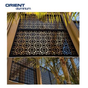 รั้วตกแต่งลานบ้านคุณภาพสูงแบบตัดด้วยเลเซอร์สำหรับฉาก<span class=keywords><strong>กั้น</strong></span>โลหะแบบตัดด้วยเลเซอร์ ลดราคาสุดฮอตประจำปี 2026 - Product Image 5