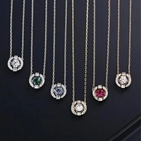 Collar de Aleación de Cristal SW de Diseño, Collar de Mujer, Joyería de la Serie 'Corazón Pulsante', el Mejor Regalo para el Día de San Valentín