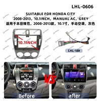 Cadre d'autoradio Android pour HONDA CITY 2008 2014 2020, panneau stéréo audio de voiture, cadre d'écran de voiture, vente directe usine