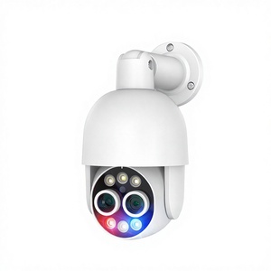<span class=keywords><strong>Techage</strong></span> 4MP+4MP PTZ-Kamera Doppellinsen POE IP-Kamera 8X Hybrid-Zoom Auto-Tracking Farbige Nachtsicht für Sicherheitskameras - Product Image 1