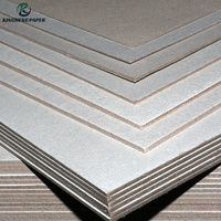 450gsm~1600GSM Grey Cardboard Paper Mills /Hard Grey Core Board /thickness Grey Paperboard