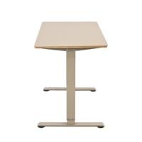 Bureau électrique à hauteur réglable avec double moteur, design moderne en bois, pour usage professionnel, bureau debout commercial