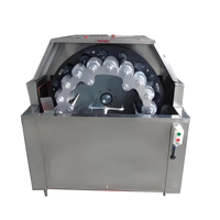 Lave-bouteilles entièrement automatique pour le recyclage du verre, avec fonction de retrait et de lavage des bouteilles intérieures et extérieures, et fonction de retrait des étiquettes