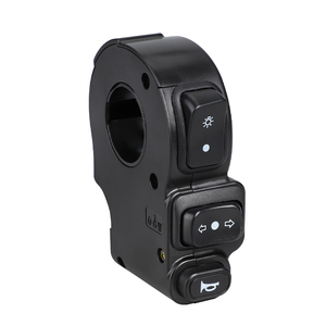 12V tay lái loại ba-key công tắc điều khiển Xe điện tay lái ánh sáng chỉ đạo còi kết hợp chuyển đổi xe máy chuyển đổi - Product Image 1