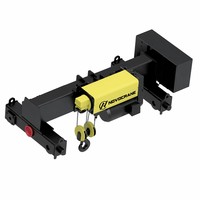 NWH3 3.2 Ton Double Girder Wire Rope Electric Hoist 12m Lift Trolley untuk Overhead Crane M5 dengan Motor 0.45/3.2 kW