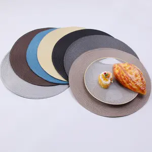 Placemats tecidos PP para isolamento térmico Resistência Óleo Non-Slip Table Protection