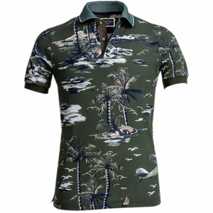 <b>Green</b> Hawaii Polo <b>Tshirt</b> - Product Image 2