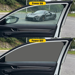 <span class=keywords><strong>Film</strong></span> intelligent PDLC <span class=keywords><strong>sans</strong></span> fil 12V pour vitres de voiture, auto-adhésif, à commutation électrique, pour la confidentialité et l'ombrage des vitres - Product Image 1