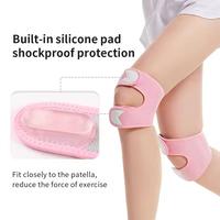 Attelle de soutien du tendon rotulien en silicone antidérapante, double sangle rotulienne pour le soulagement de la douleur au genou de l'athlète, protection sportive