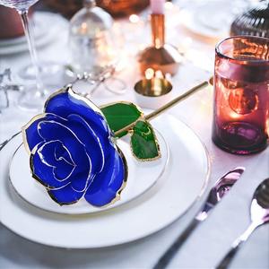 Vàng Nhúng Rose 24K Vàng Tăng Bất Dài Stem Eternity Rose Hoa Tốt Nhất Cho Cô Valentine Của Ngày Quà Tặng Ý Tưởng Za305 - Product Image 6