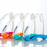Brosse à dents de voyage pliable à faible MOQ - Tête compacte - Brosses à dents de voyage à poils souples pour adultes - Ensemble d'articles de toilette pour hôtel