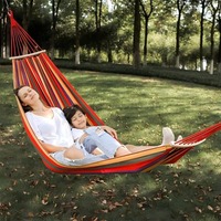 Hamac en toile anti-retournement pour une ou deux personnes, hamac de camping portable pour l'intérieur et l'extérieur