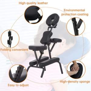Meilleure vente : Lit de beauté pliant portable, chaise de massage et de tatouage moderne, en similicuir, best-seller e-commerce pour salon. - Product Image 2