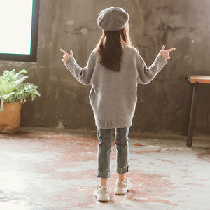 Conjunto de Ropa Informal de Algodón para Niñas, Vestido con Pantalones Vaqueros, Diseño de Dibujos Animados, para Niñas Coreanas, Venta al por Mayor en Línea - Product Image 4