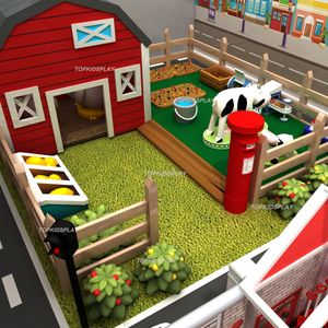 บ้านเด็กเล่นก่อสร้างและวิศวกรรมที่สามารถปรับแต่งได้เพื่อการศึกษาและประสบการณ์การเล่นสมมติที่สร้างสรรค์ - Product Image 2