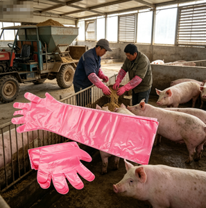 Guantes Desechables para Clínica Veterinaria, Guantes de Un Solo Uso para Mascotas, Animales Grandes - Product Image 1