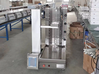 Entièrement automatique en acier inoxydable 70kg électrique/gaz Doner Robot coupe automatique Shawarma Kebab Machine