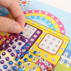 Crea i tuoi adesivi magici creatività per i bambini Kit di pittura diamante grande gemma - Product Image 2