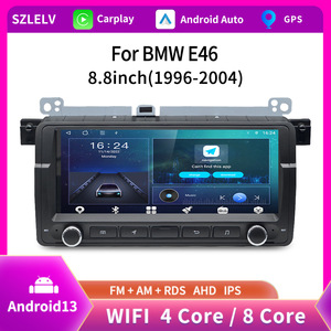 ระบบนำทาง GPS หน้าจอแอนดรอยด์ขนาดใหญ่ 8.8 นิ้ว สำหรับรถยนต์ E46 ปี 1996-2006 รองรับการเชื่อมต่อข้ามประเทศ พร้อมระบบ Carplay และบลูทูธ - Product Image 3