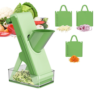 Ustensiles de cuisine, mandoline multifonctionnelle réglable, lames de coupe, lames en plastique PP, coupe-viande et légumes