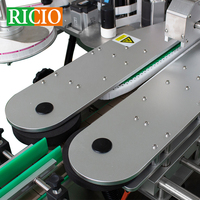 Appareil d'étiquetage automatique vertical RICIO pour conteneurs non standard, applicateur d'étiquettes auto-adhésives double face, machines d'étiquetage et d'impression