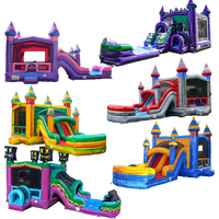Château de saut gonflable Jeu d'extérieur Commercial PVC Bounce House Party Jumper Bouncing and Slide Combo for Kids