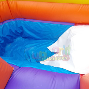 Dual lane toboggan aquatique gonflable outdoor backyard commercial wet bounce <b>house</b> <b>inflatable</b> water slide for kids - Product Image 5