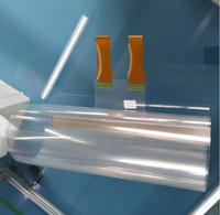 75 pouces Flexible projecteur interactif à écran tactile tactile film 3d hologramme vitrine écran feuille transparente