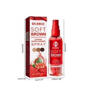 Etiqueta privada al aire libre verano sandía <span class=keywords><strong>bronceador</strong></span> Piel hidratante y oscurecimiento aerosol autobronceador - Product Image 4
