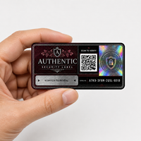 Etiqueta de Seguridad Personalizada Premium con Código QR y Holograma, con Autenticación por Rasca y Raya para Embalaje de Vino y Cosméticos