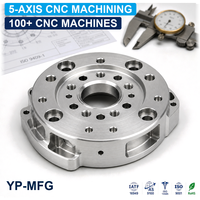 Adaptateur d'effector de robot personnalisé 5 axes et pièces de base de montage avec service d'usinage CNC de précision
