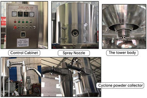 Lpg 25 bal mısır dik likör Nano spreyli kurutucu düşük bütçeli hindistan'da gıda süt tozu makinesi yapmak - Product Image 4