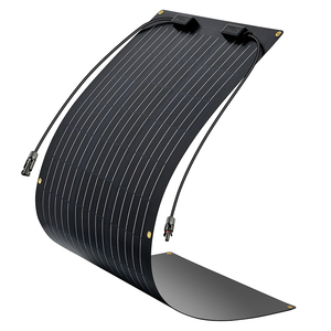 Panel Solar Flexible Negro de 100 Vatios de Alta Calidad, Personalizado por OEM Profesional - Product Image 1