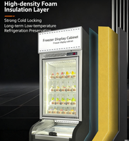 Réfrigérateur vitrine à double température à 3 portes avec fonctions de réfrigération et de congélation