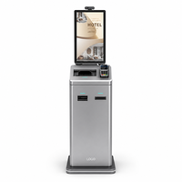End-to-End-Anpassbare Selbstbedienungs-Check-in-Check-out-Kiosk für Hotels mit Touchscreen, Pass-Scanner und Karten-Schlüsselautomat
