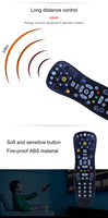 Control Remoto RC490 de 49 Teclas para TV AV, OTT, DVB, SAT, SET TOP BOX, DVD, STB, IPTV, Unidad de Control Remoto S10 para América del Norte y del Sur