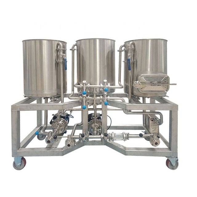 GHO 50 Liter Stainless Steel Homebrewing Beer Equipment Unit New Condition Beer Mashing Alcohol Processing Automatic