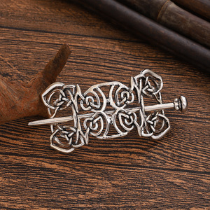 Barrette à <span class=keywords><strong>cheveux</strong></span> vintage viking pour femme, accessoires capillaires rétro gothiques celtiques, épingles à <span class=keywords><strong>cheveux</strong></span> en alliage, bâtons à <span class=keywords><strong>cheveux</strong></span> celtiques - Product Image 5