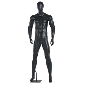 <span class=keywords><strong>Mannequin</strong></span> masculin noir mat pour <span class=keywords><strong>homme</strong></span> de support en plastique d'affichage de fenêtre avec la tête sans visage <span class=keywords><strong>gonflable</strong></span> pour la vitrine de vêtements - Product Image 2