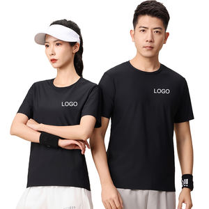 T-shirt d'été décontracté à séchage rapide pour hommes avec col rond Matériau durable Broderie personnalisée Logo Oversiz Shirts Xxx Tee Shirts - Product Image 1