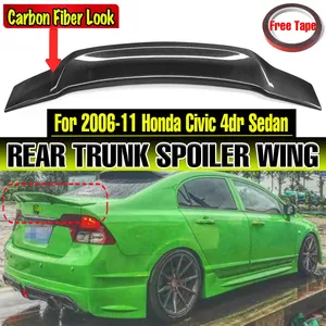 สปอยเลอร์หลังรถยนต์แบบใหม่ สำหรับ Honda Civic รุ่นที่ 8 ปี 2006-2011 และรุ่นที่ 9 ปี 2012-2015 - Product Image 1