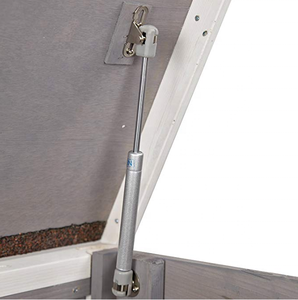 בית כלבי עץ בית מחמד לשימוש חיצוני עם צירים גג עמיד לגשם - Product Image 5