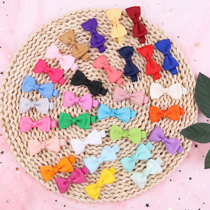 Jepit Rambut Bayi Lucu MIO Buatan Tangan Berlapis Penuh Jepit Rambut Balita Pita Ikat Rambut Jepit Rambut Warna Solid Aksesoris Rambut Anak - Product Image 3
