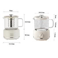 Bouilloire Électrique en Verre 360W Great Bear 20OZ avec Infuseur pour Thé et Café – Idéale pour une Infusion Saine