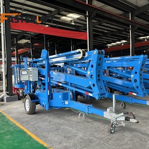 12M 14M 16M 18m 20m articolato trainabile braccio di sollevamento rimorchio montato ciliegio raccoglitore uomo sollevatore per la vendita - Product Image 6